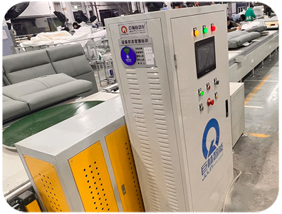 Automatic sofa assembly production li