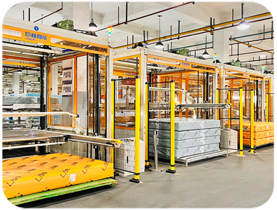 Mattress automatic stacking and stack